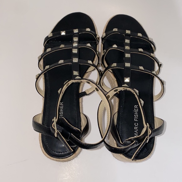 Marc Fisher Jansen studded espadrille sandal - Picture 5 of 8